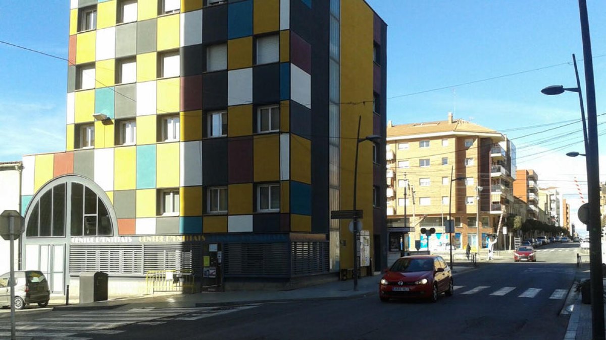 El carrer Sant Pelegrí de Tàrrega, on van tenir lloc els fets.