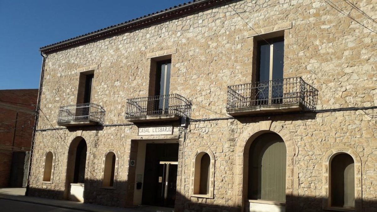 Las actuales instalaciones del Casal L’Esbarjo de Castelldans.