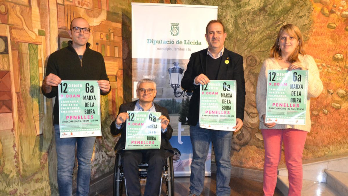 Els responsables van presentar ahir la prova a la Diputació.