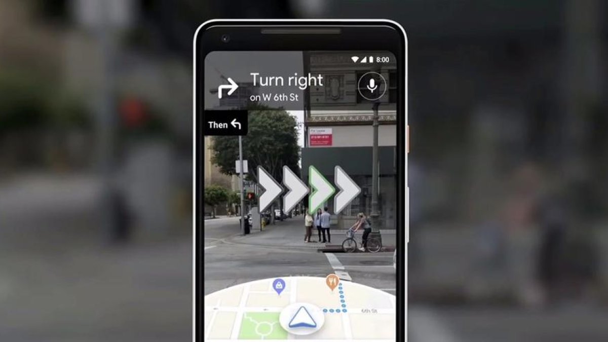 Google Maps amb realitat augmentada