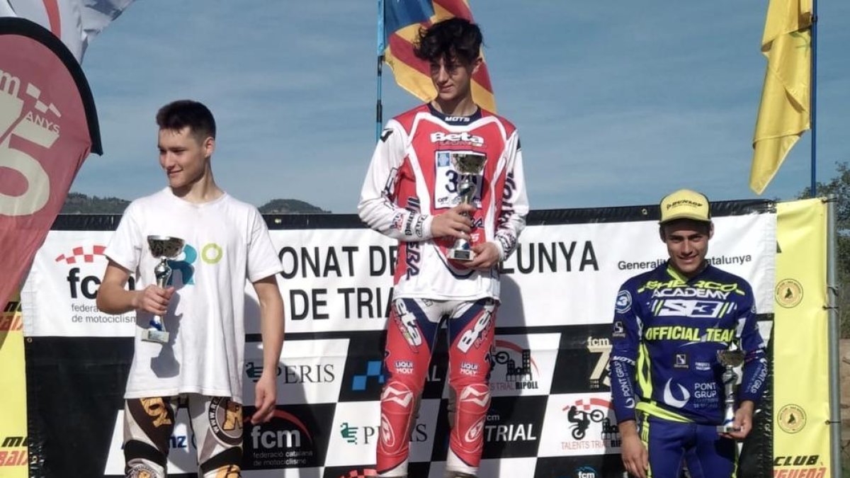 Marc Cots, tercero en el Catalán de trial