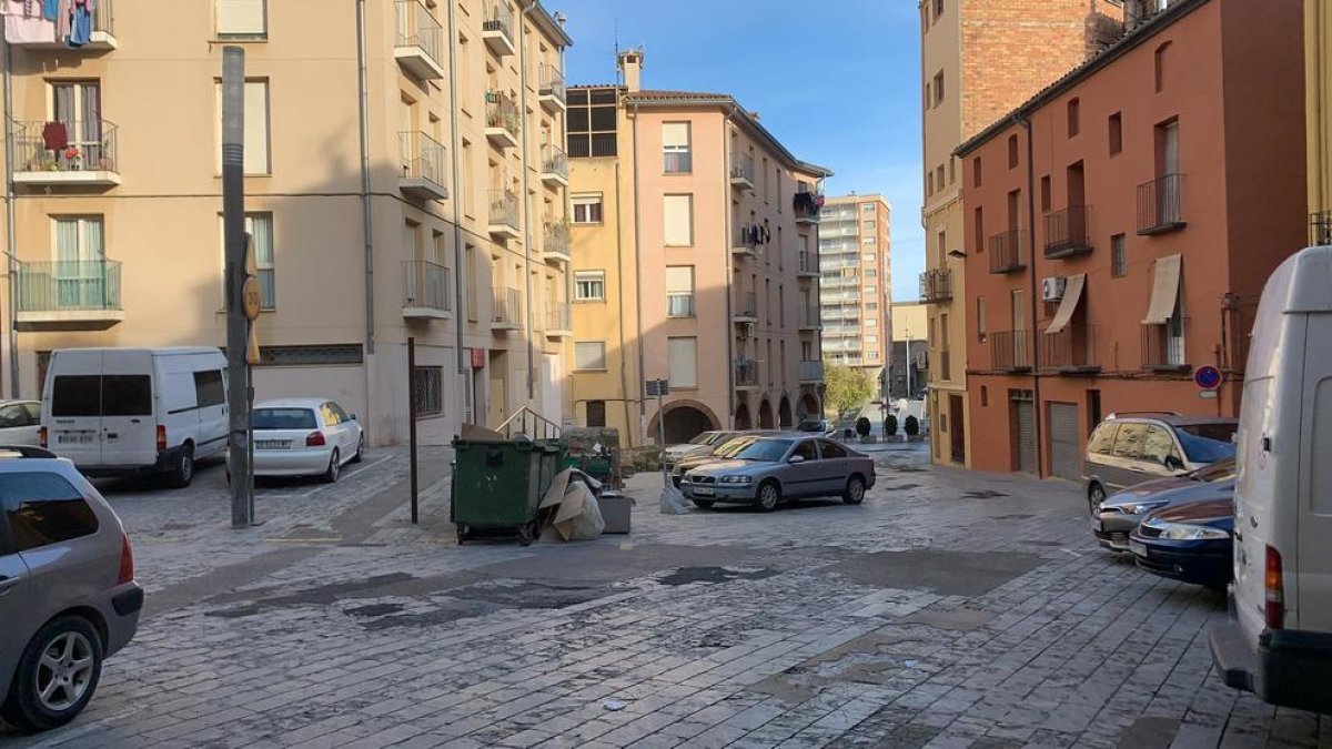 Imatge d’arxiu de la plaça Sant Salvador de Balaguer.