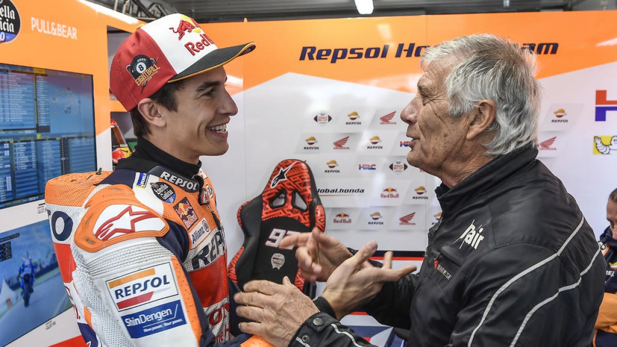 Márquez y Agostini se reencontraron en Phillip Island.