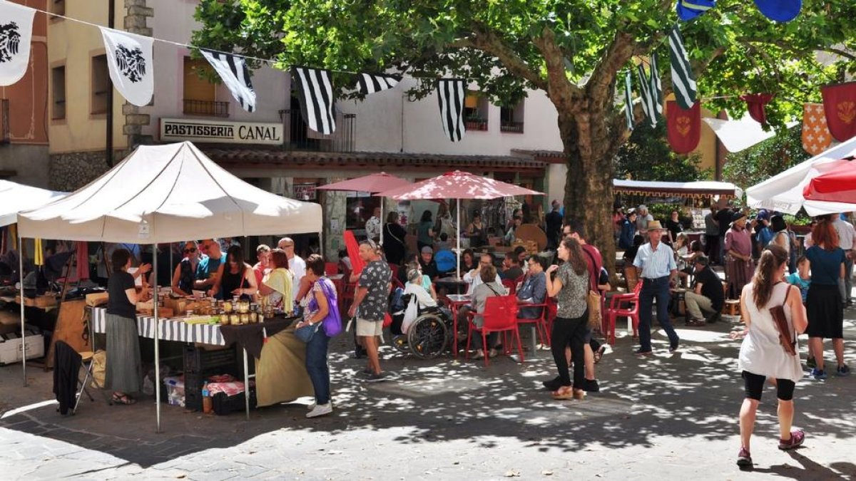 Imatge de la Fira del Drap Piteu de Sant Llorenç de Morunys.
