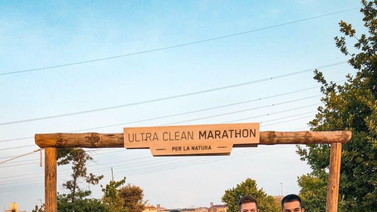 L’equip lleidatà que va participar en la carrera.