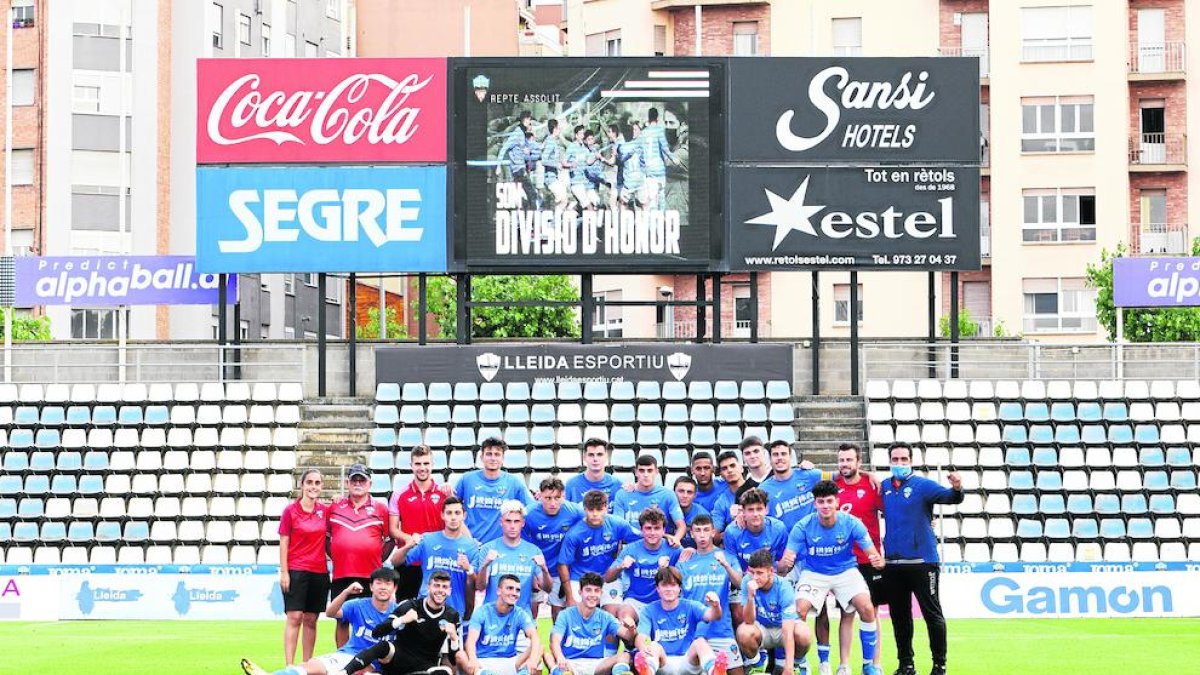 El Juvenil del Lleida va tancar la temporada al Camp d’Esports.