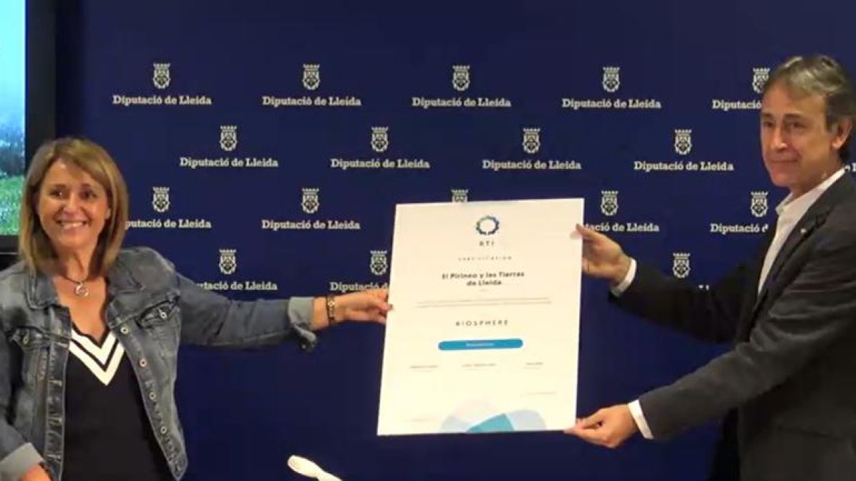 Las comarcas de Ponent y el Pirineo reciben la certificación Biosphere Destination'