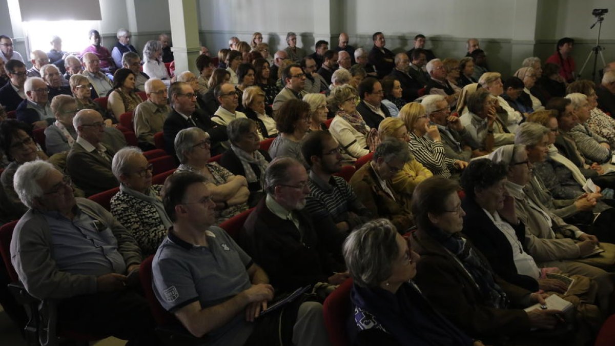 Asamblea diocesana, ayer en la Acadèmia Mariana de Lleida.