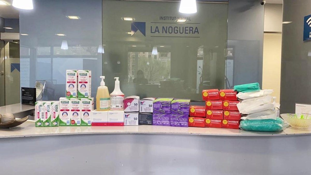 L'Institut Dental la Noguera dona material sanitari i de protecció al CAP de Balaguer