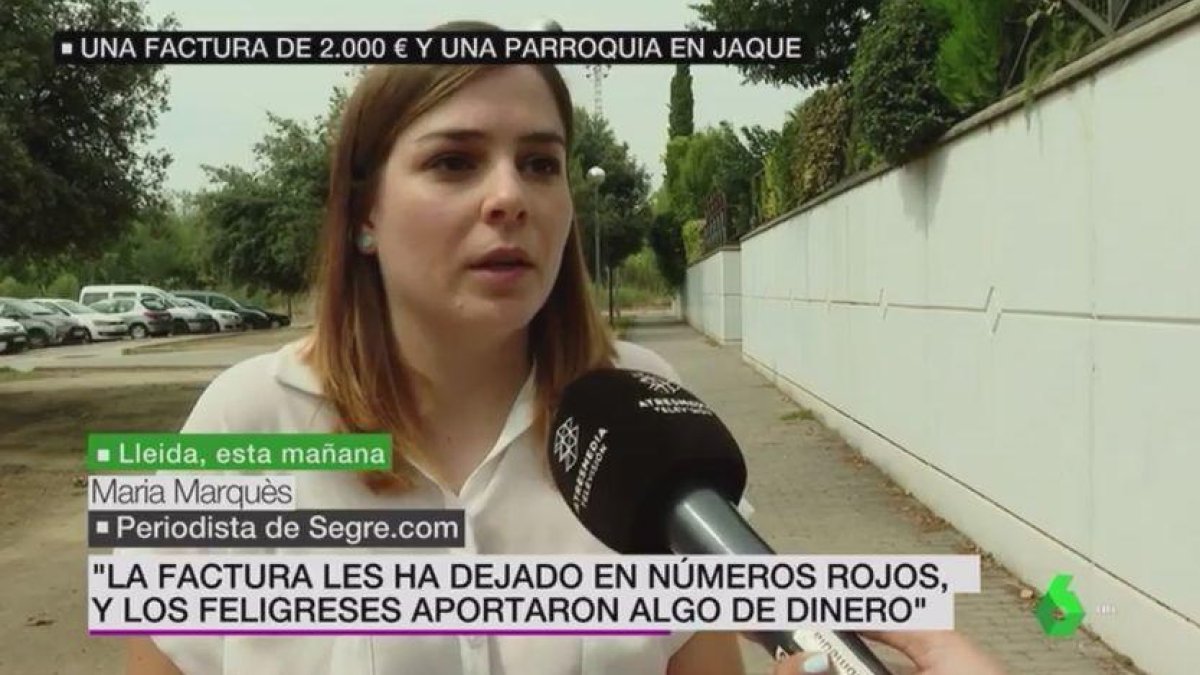 La periodista de SEGRE Maria Marquès.