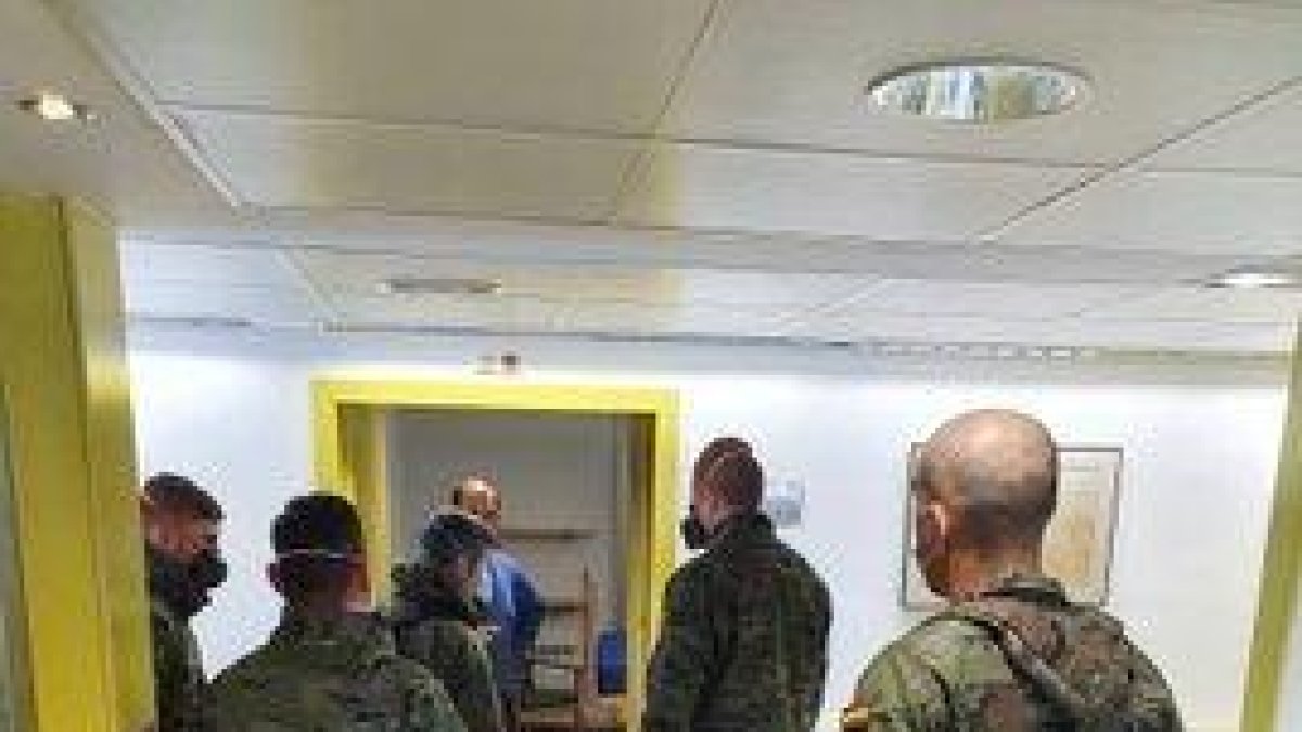 L'UME realitza treballs de neteja i desinfecció a l'Aran