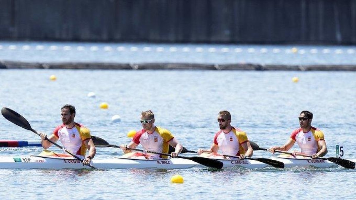 Saúl Craviotto guanya la medalla de plata en K4 500