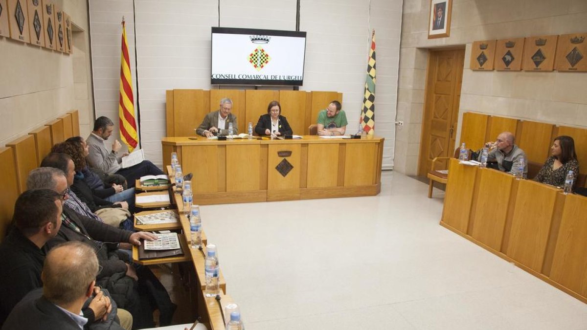 Perelló acudió al consell de alcaldes del Urgell.