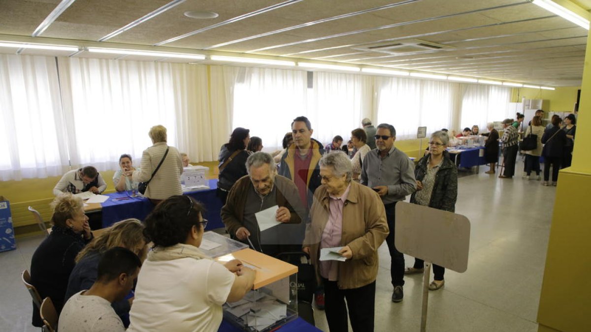 La participació a la província de Lleida puja 3,5 punts a les municipals i 14 a les europees