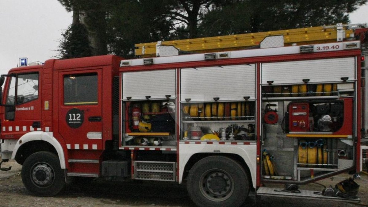 Un camión de los bomberos en una imagen de archivo.
