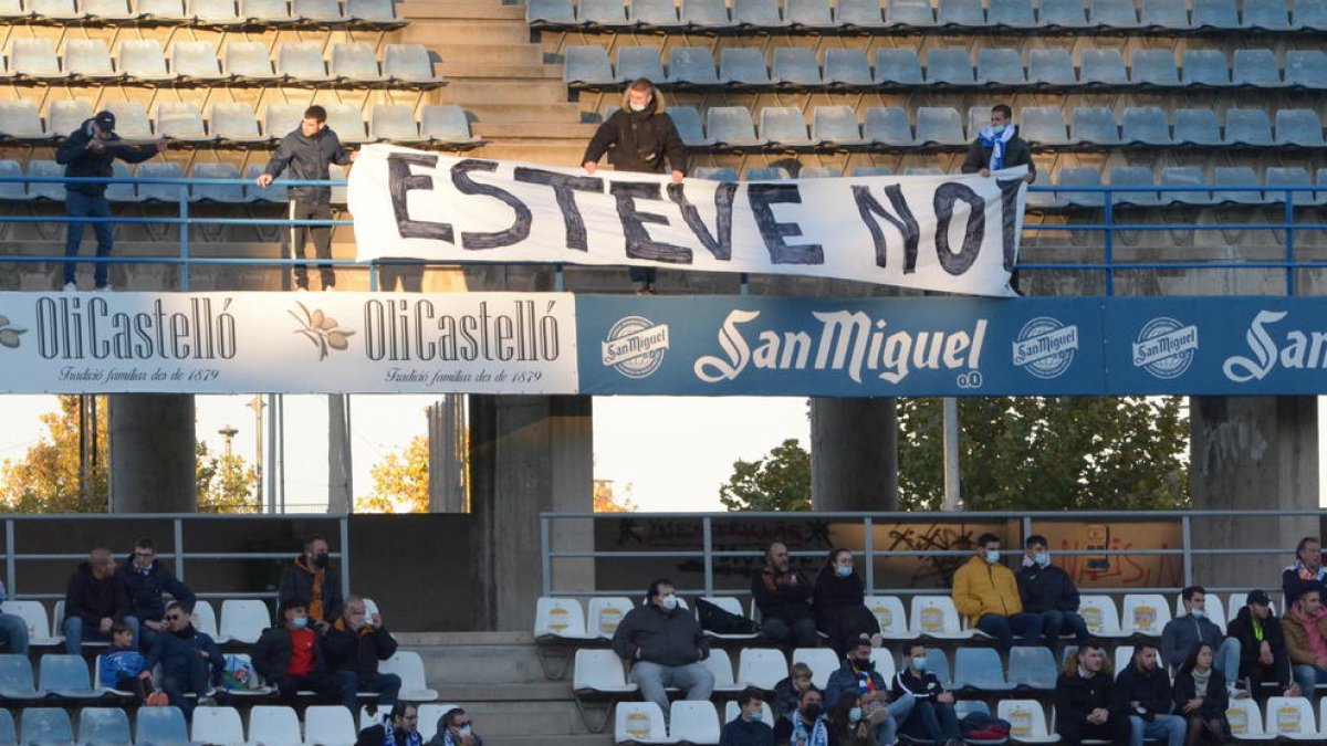 El Lleida gana en casa (2-1) con sus directivos ausentes