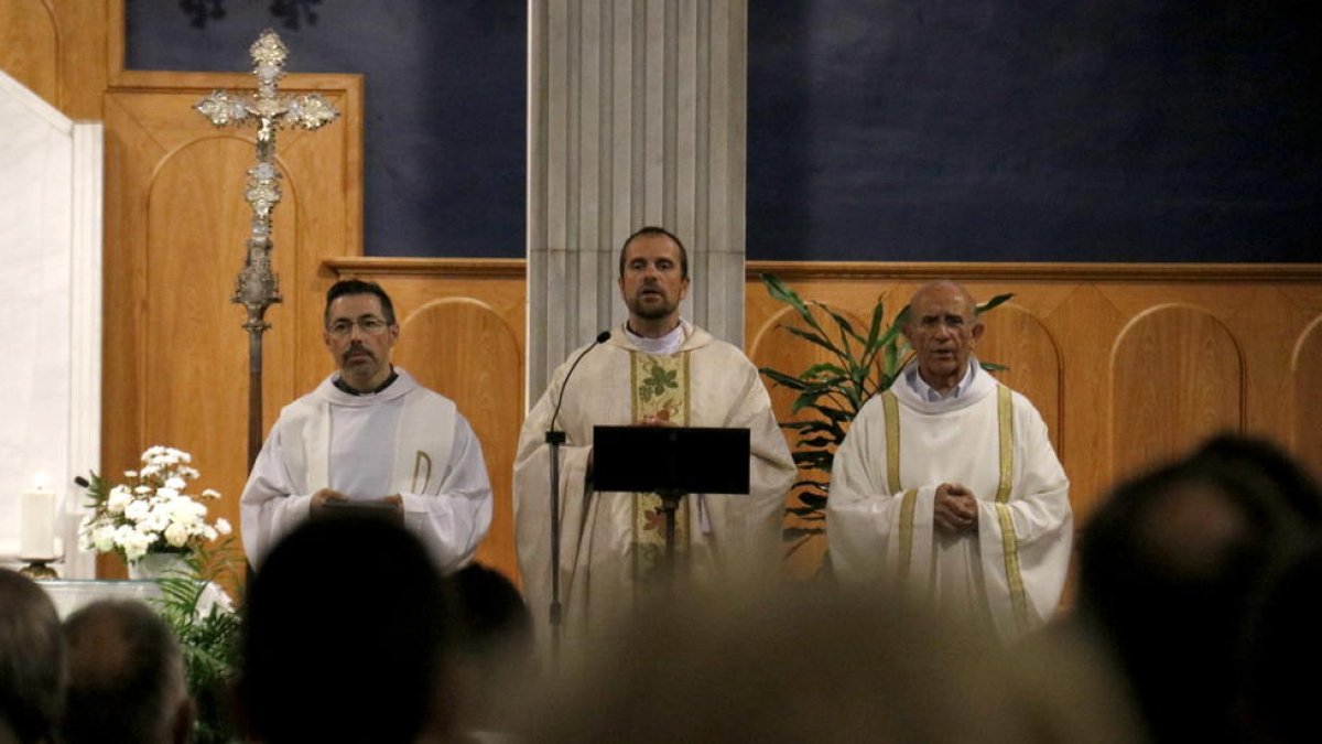Imagen de archivo del obispo de Solsona, Xavier Novell, durante una misa en Tàrrega.