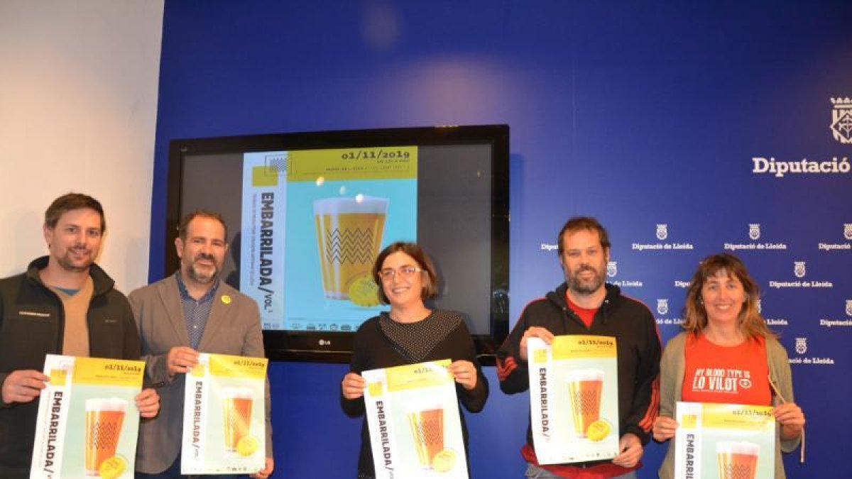 La presentació de la primer fira de cervesa artesana es va portar a terme ahir a la Diputació.