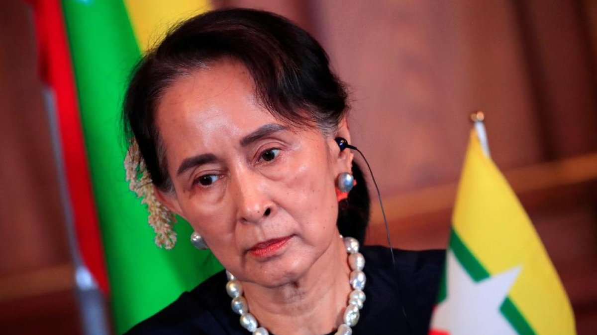 La Nobel de la Pau i exlíder birmana Aung San Suu Kyi, en una imatge d’arxiu.