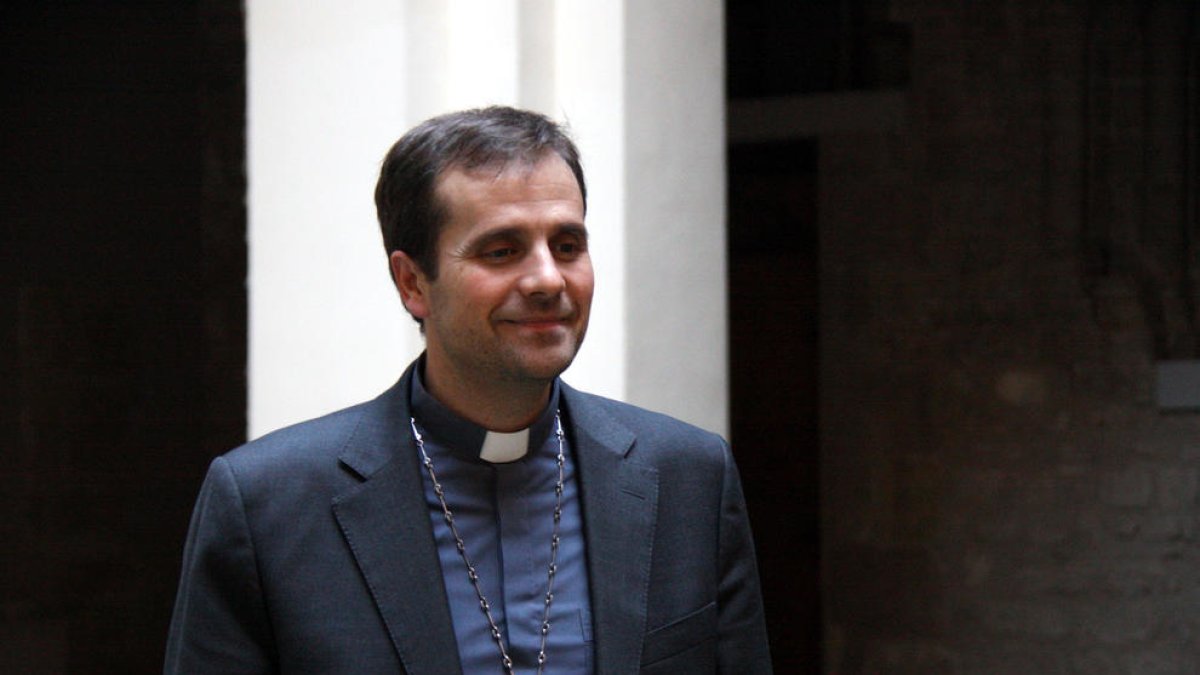 Imatge d’arxiu de Xavier Novell, quan era bisbe de Solsona.