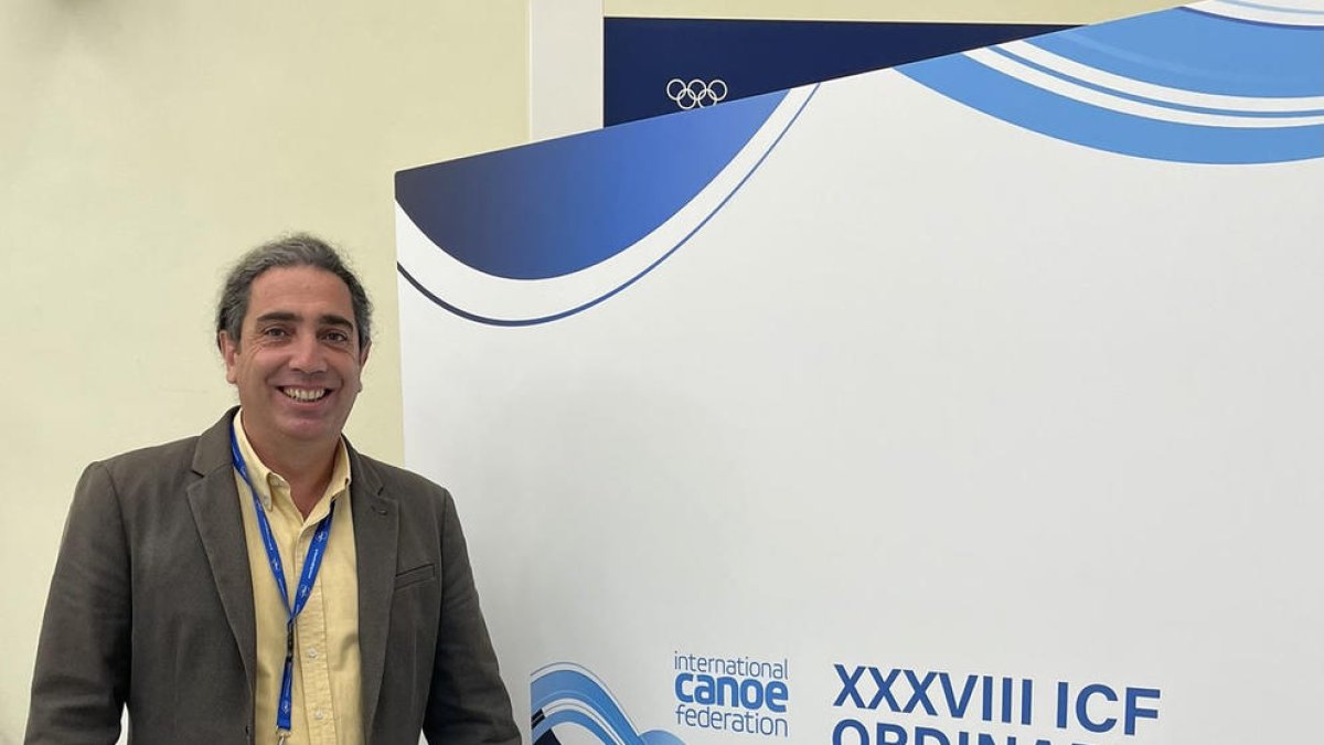 Lluís Rabaneda, en el congreso de la ICG que se está celebrando en Roma.