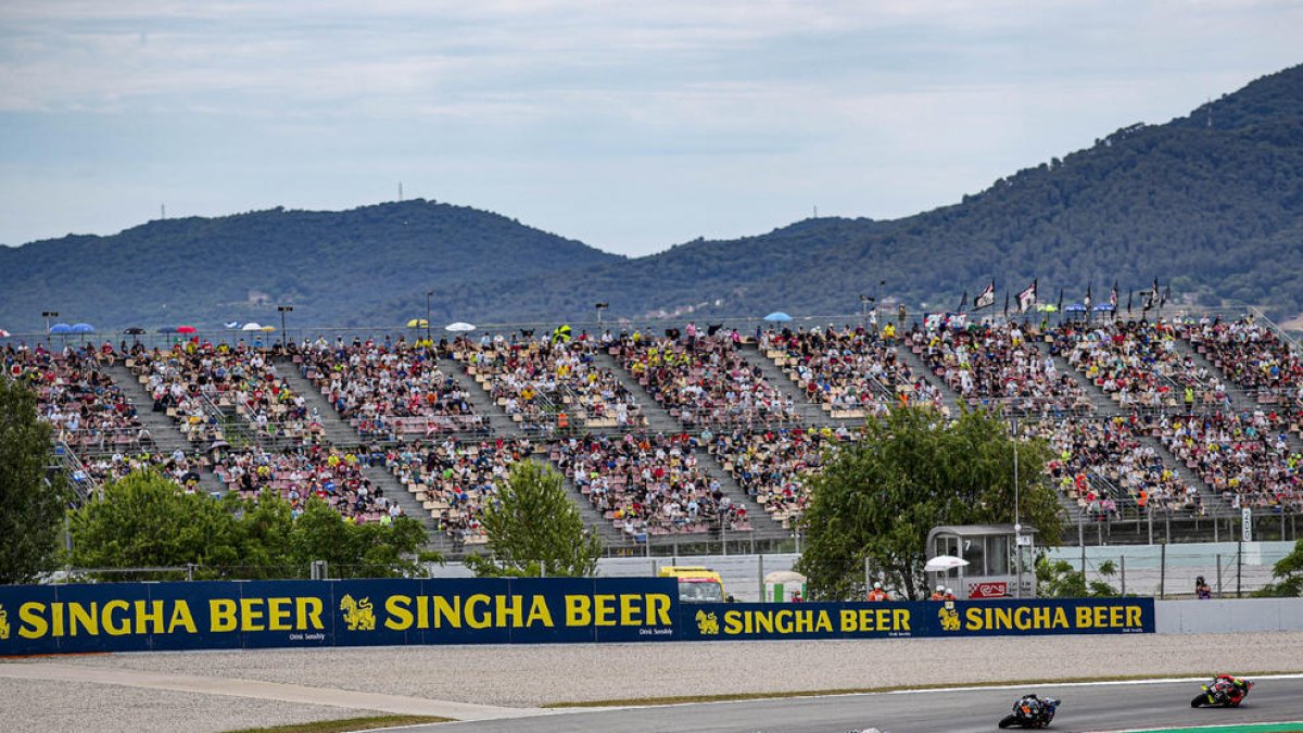 Las gradas del trazado barcelonés estuvieron separadas en ocho sectores independientes.