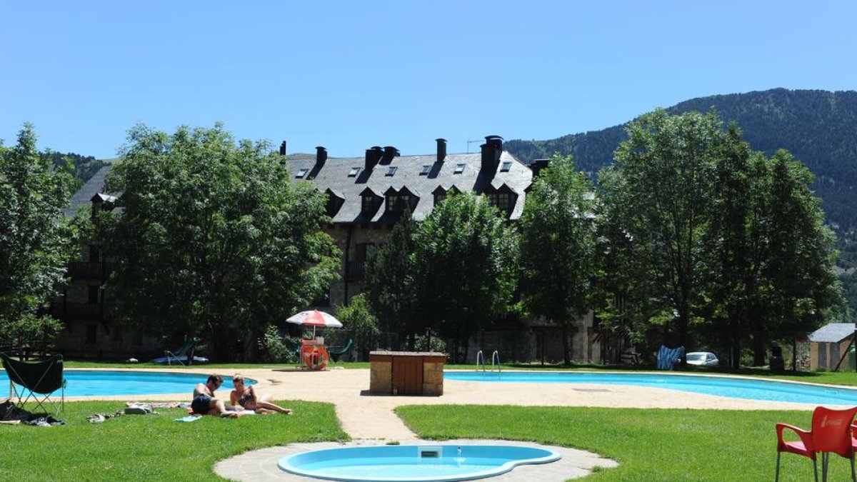 Imatge d’arxiu de les piscines del Pla de l’Ermita.