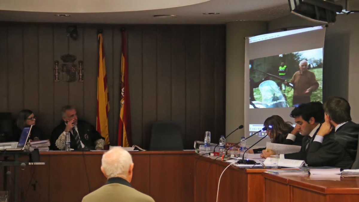 Imatge del judici que es va celebrar a l’Audiència de Lleida l’any passat.