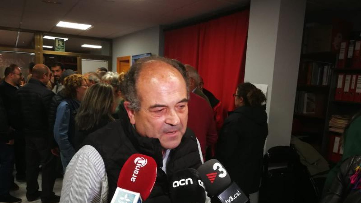 Juan Antonio Serrano, al saber los resultados electorales.