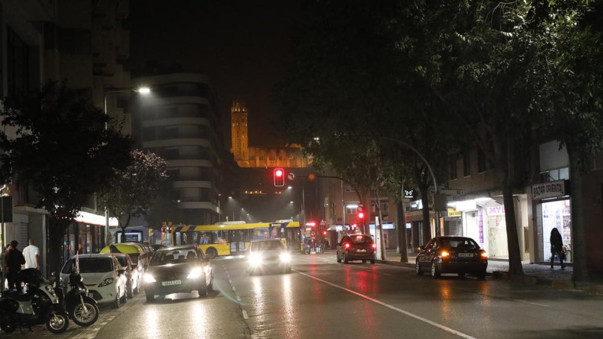 La caiguda va ser en aquest tram de l’avinguda de les Garrigues.