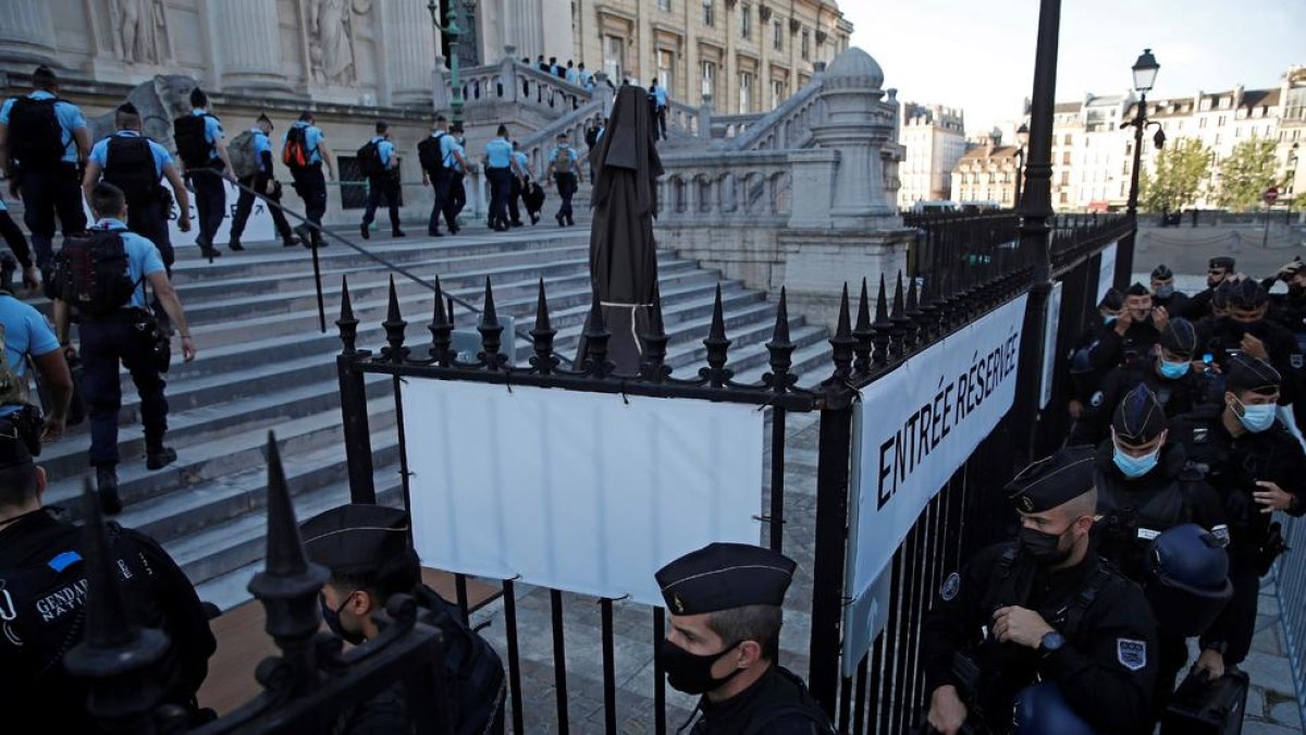 Els voltants del vell Palau de Justícia de París estaran blindats a causa del judici.