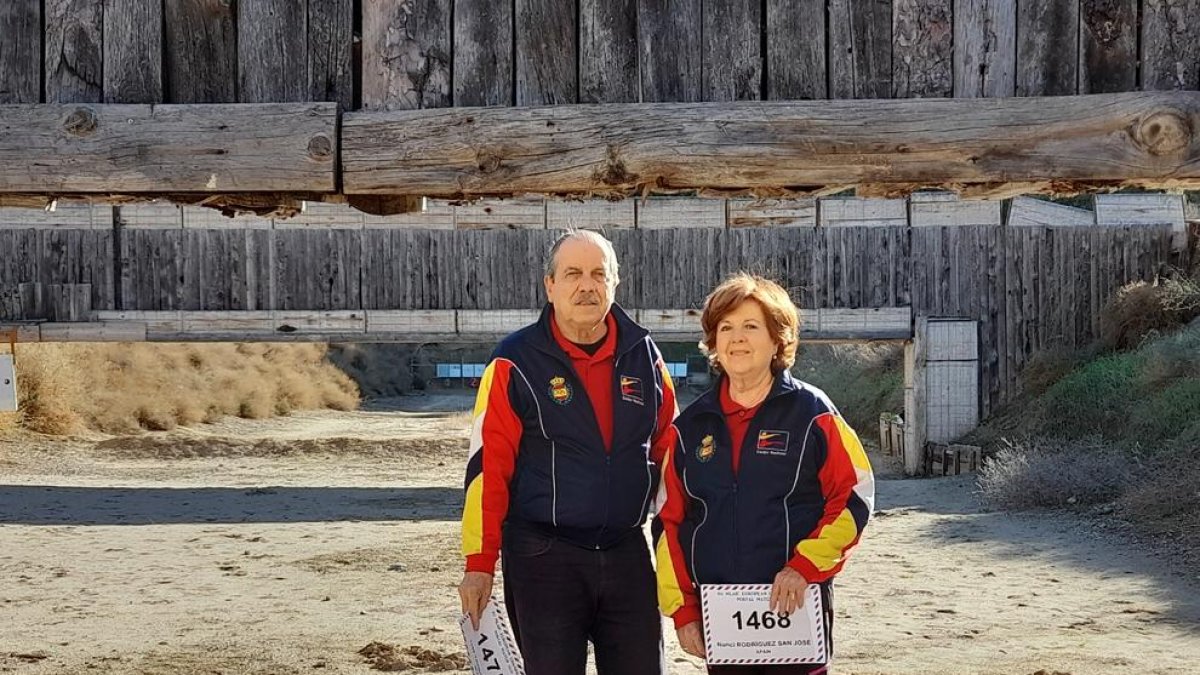 José Triquell y Nunci Rodríguez, del Club Tir Olímpic Lleida.