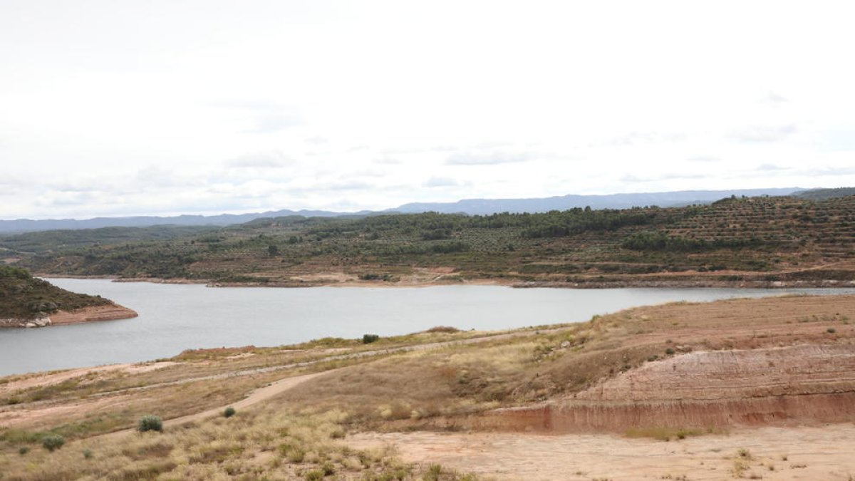 El pantà de l’Albagés des d’on es captarà aigua en un futur.