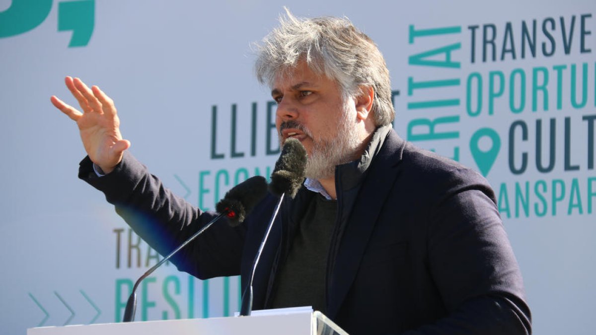 El presidente parlamentario de Junts per Catalunya, Albert Batet.