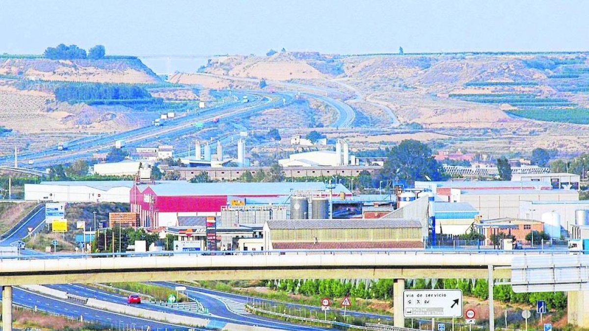 El polígon industrial Fondo de Llitera de Fraga.