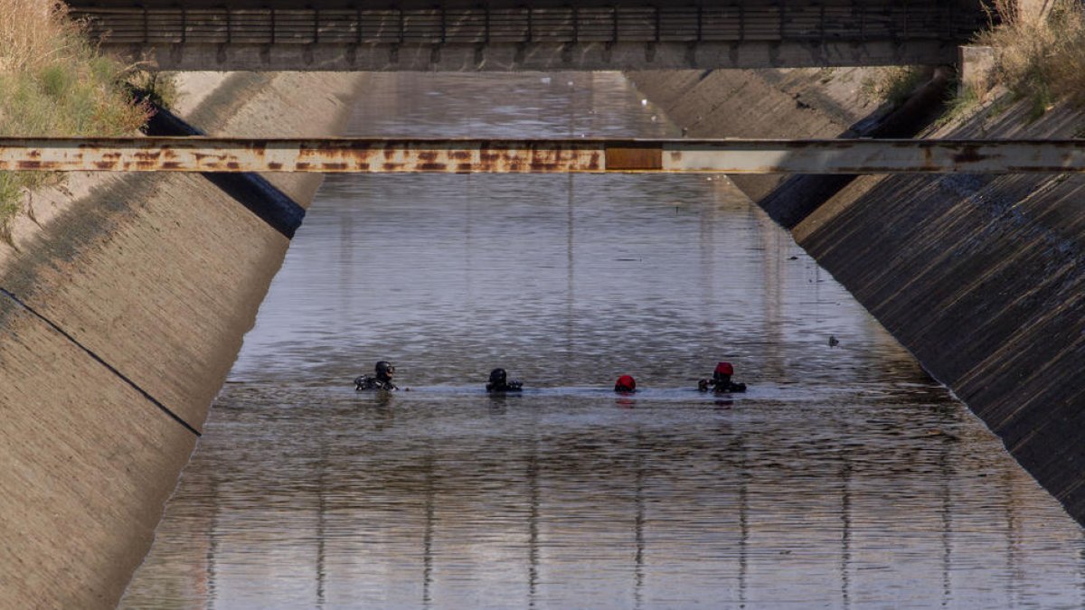 Imagen de la búsqueda en el interior canal.