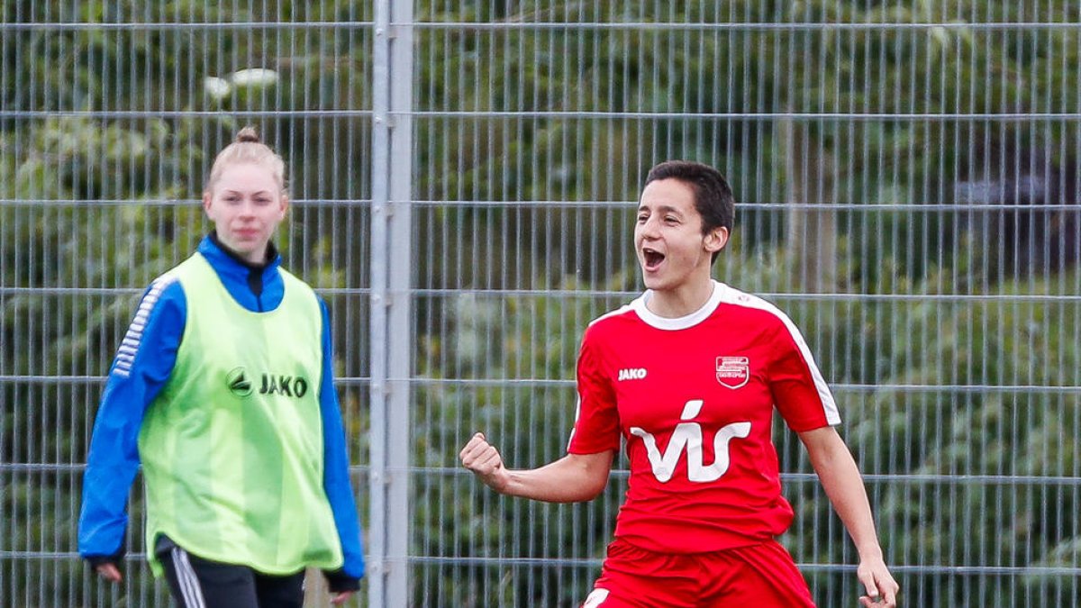 Alexandra Taberner, durante su anterior etapa en Islandia, donde ya jugó en 2019.