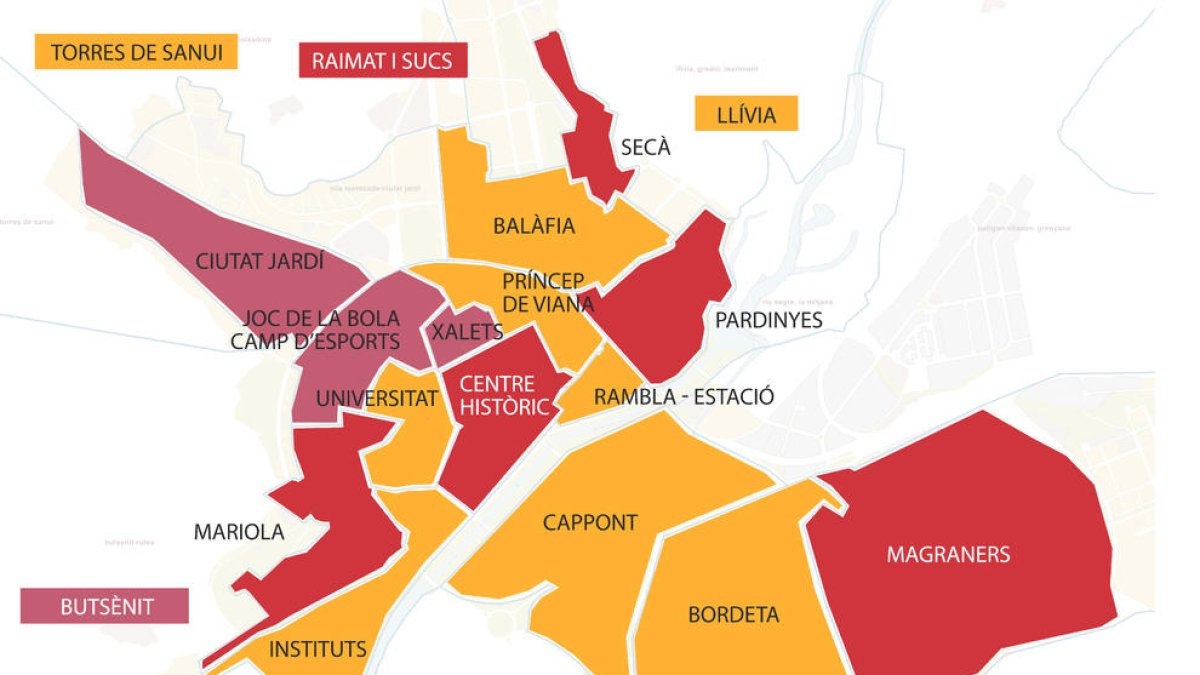 ERC guanya en 9 barris de Lleida, 2 més que el PSC