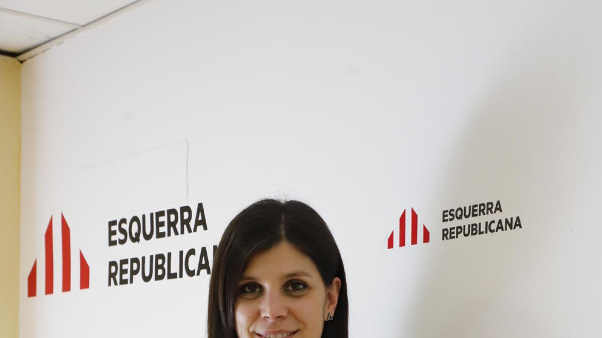 Marta Vilalta, candidata de ERC por Lleida en las elecciones al Parlament del domingo.