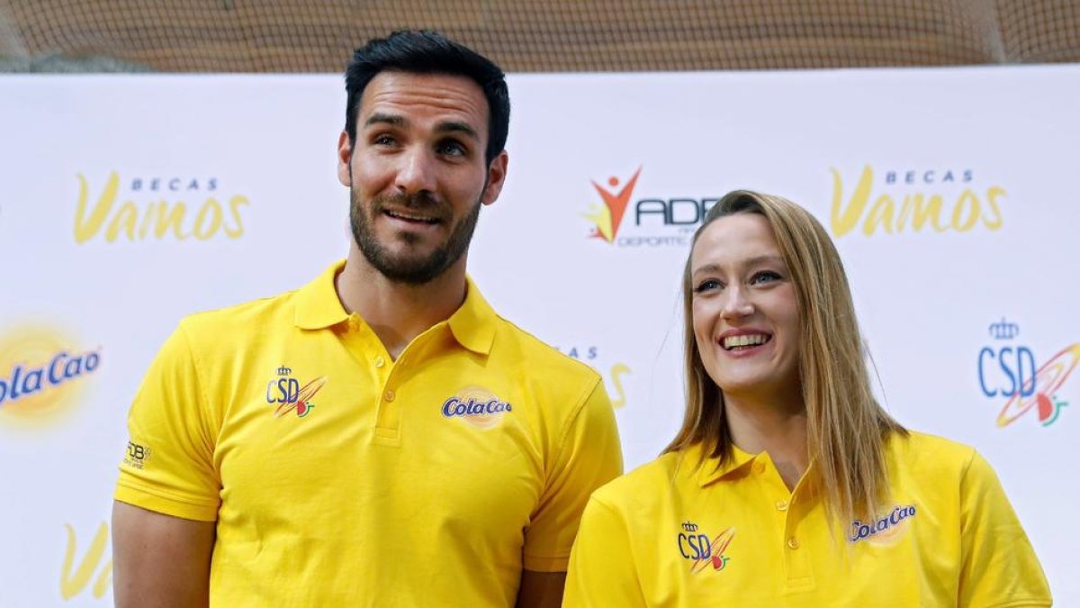 Craviotto y Belmonte, en un acto promocional del CSD.