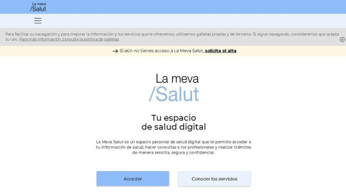 El canal telemàtic La Meva Salut.