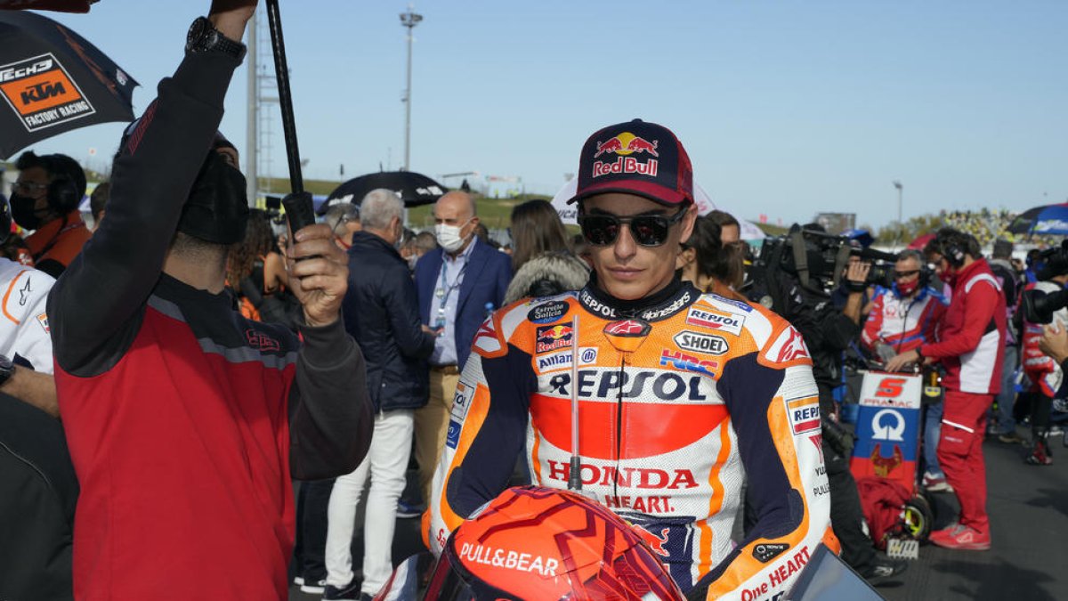 Marc Márquez, en un gran premio esta temporada.