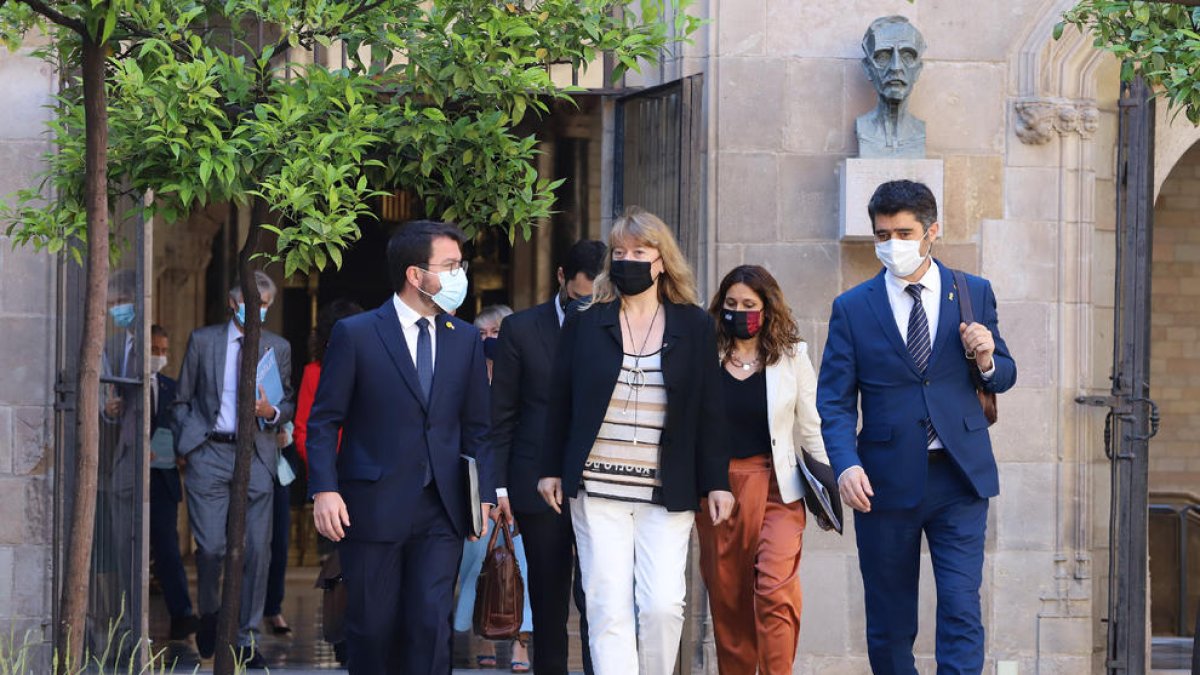 ERC i JxCat es van asseure ahir al Consell Executiu amb discrepàncies per la carta d’Oriol Junqueras.
