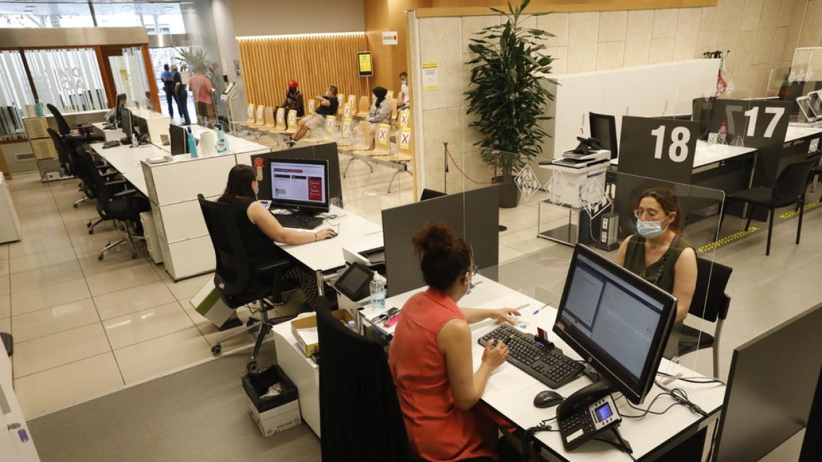 Imagen de archivo de la Oficina de Atención al Ciudadano, que centraliza los trámites del padrón.