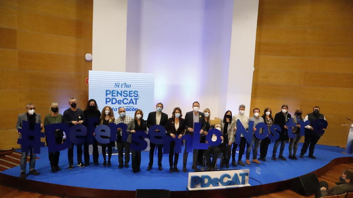 “Defensem lo nostre” - El PDeCAT va celebrar el míting de final de campanya a Lleida en auditori al campus de Cappont de la UdL i es va poder seguir també per internet. Va finalitzar amb un al·legat en defensa de la singularitat de Lleida, e ...