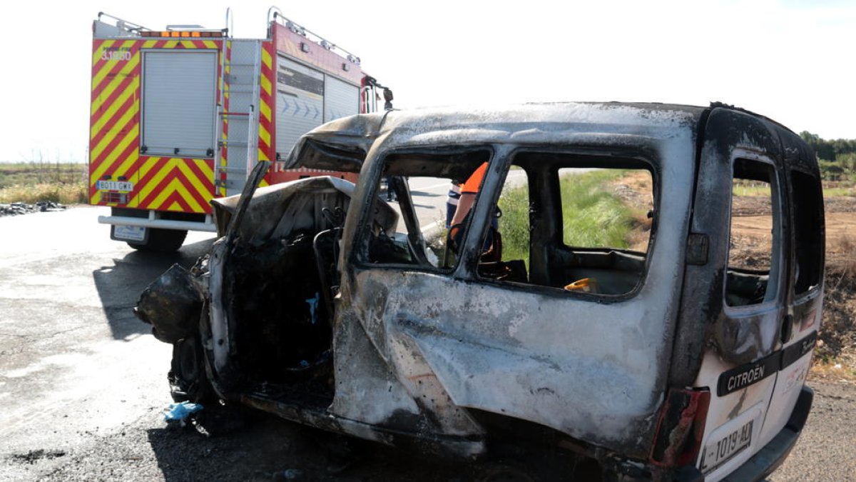 Los dos fallecidos en el choque frontal de Artesa de Lleida eran vecinos de la Pobla de Cérvoles