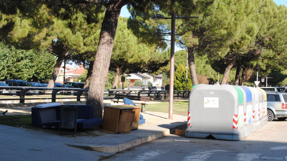 Contenedores en Mollerussa.