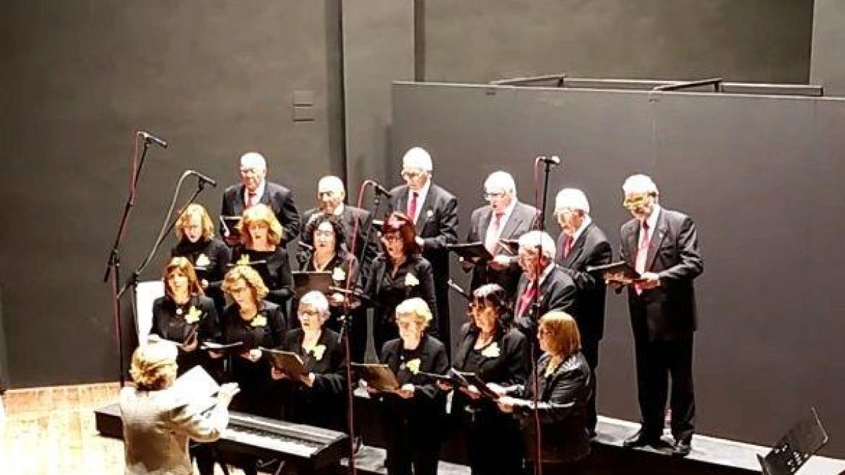 L’Orfeó Veus del Camp en una actuació del 2019.