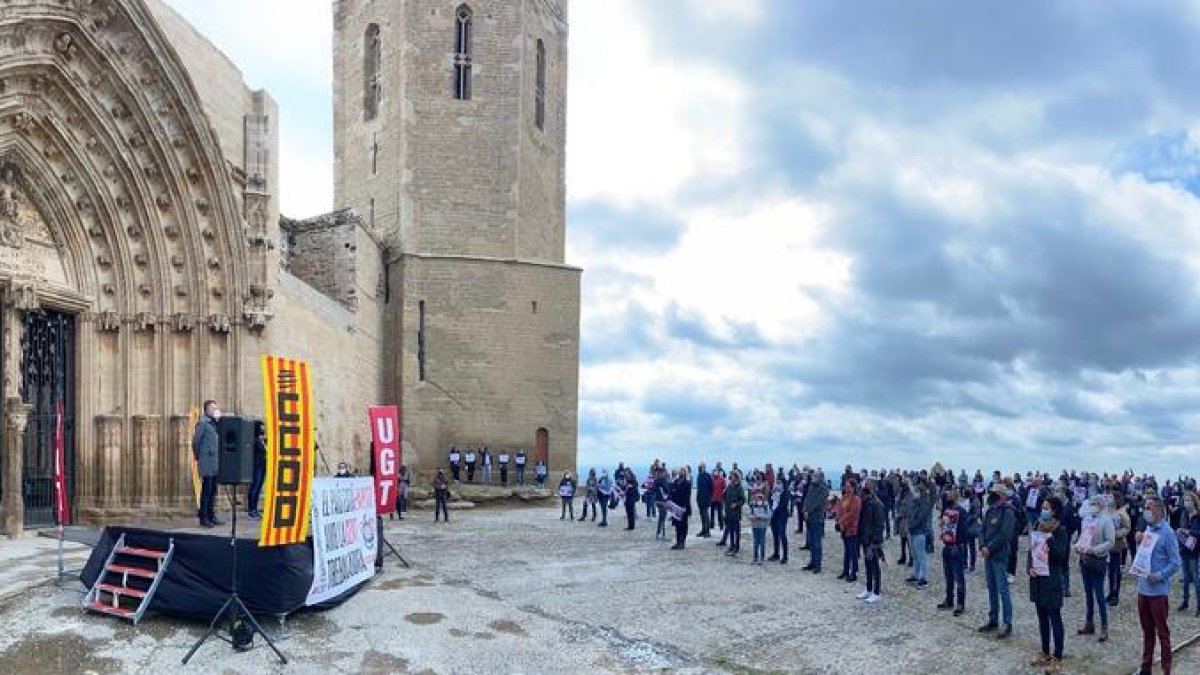 Els sindicats van reclamar l’1 de Maig a Lleida que els treballadors no paguin la crisi econòmica.