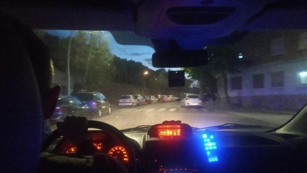 Una patrulla de la Guardia Urbana de Lleida.